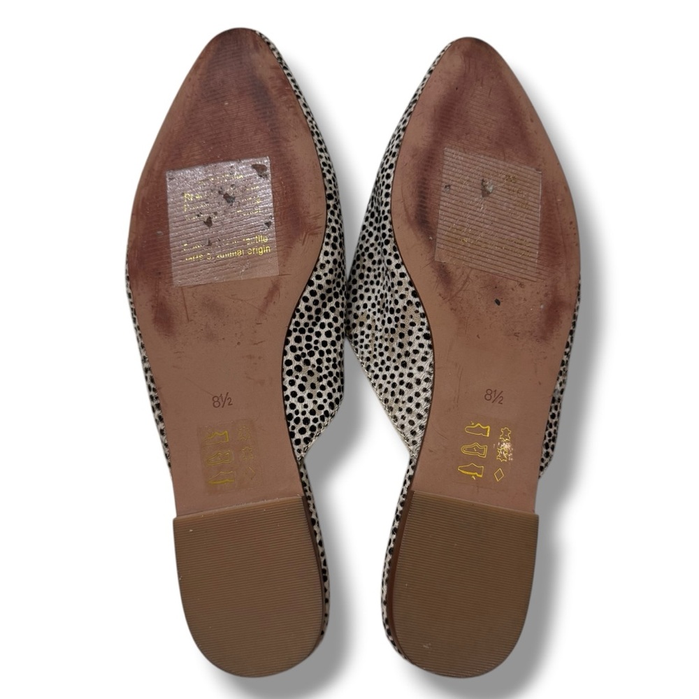 Madewell Frances Loafer Mule Spotted Calf Hair Women’s 8.5 - Picture 8 of 8